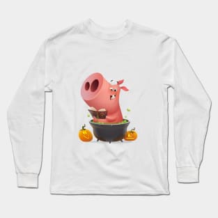 Wizard pig Long Sleeve T-Shirt